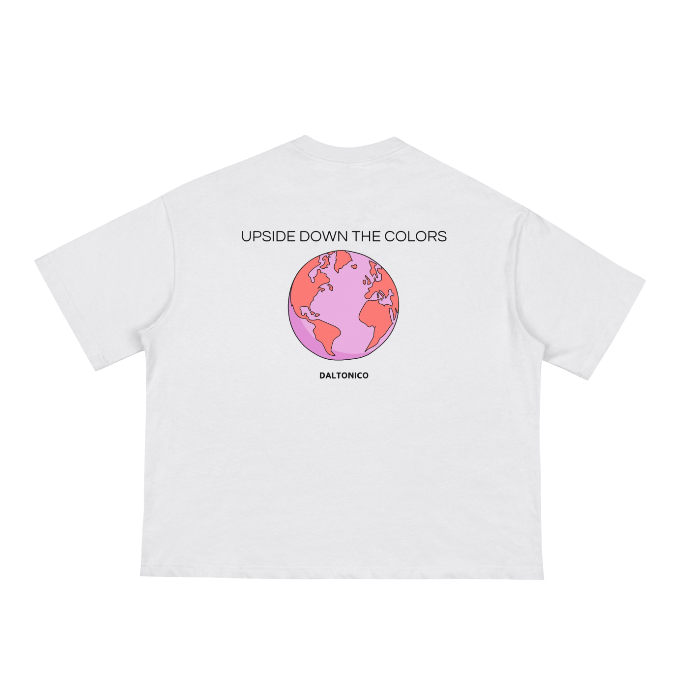World on Reverse Tee